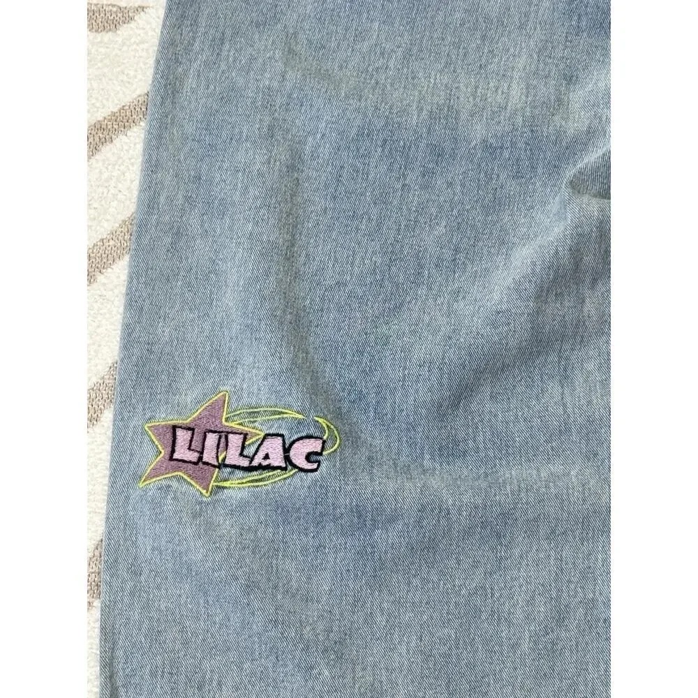 NWT Y2K Oversized High Waist Wide Leg Baggy Jeans Women Size 15 34W X 32L